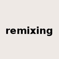 remixing是什么意思