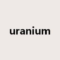 uranium是什么意思