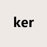 ker是什么意思