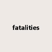 fatalities是什么意思