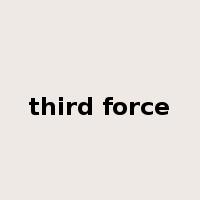 third force是什么意思