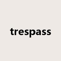 trespass是什么意思