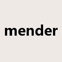 mender是什么意思
