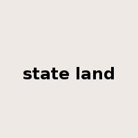 state land是什么意思