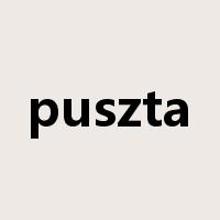 puszta是什么意思