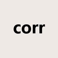 corr是什么意思
