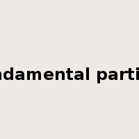 fundamental particle是什么意思