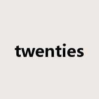 twenties是什么意思