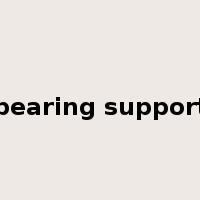 bearing support是什么意思