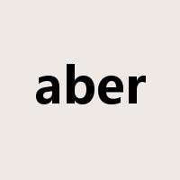 aber是什么意思