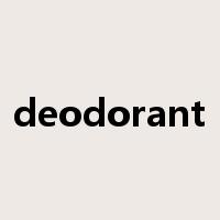 deodorant是什么意思
