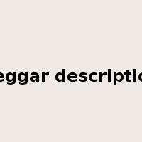 beggar description是什么意思