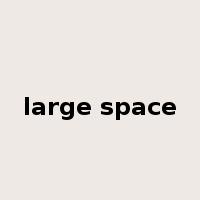 large space是什么意思
