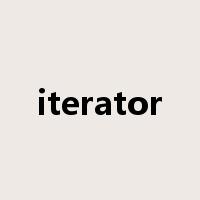 iterator是什么意思