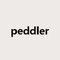 peddler是什么意思