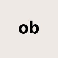 ob是什么意思