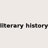 literary history是什么意思