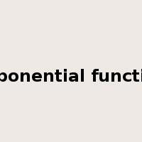 exponential function是什么意思