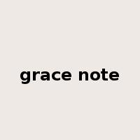grace note是什么意思