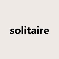 solitaire是什么意思