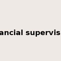 financial supervision是什么意思