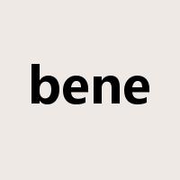bene是什么意思
