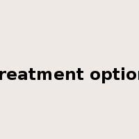 treatment option是什么意思
