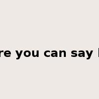 before you can say knife是什么意思
