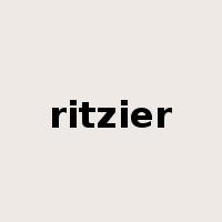 ritzier是什么意思