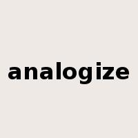 analogize是什么意思