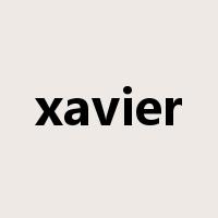 xavier是什么意思