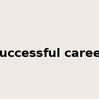 successful career是什么意思