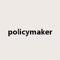 policymaker是什么意思