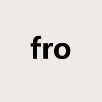 fro是什么意思