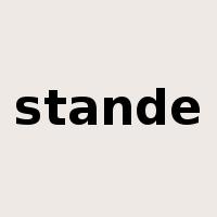 stande是什么意思