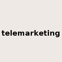telemarketing是什么意思