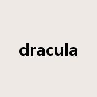 dracula是什么意思
