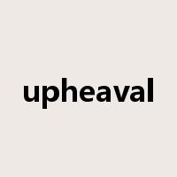 upheaval是什么意思
