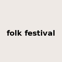 folk festival是什么意思