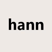 hann是什么意思