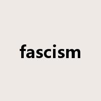 fascism是什么意思