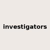 investigators是什么意思