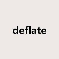 deflate是什么意思