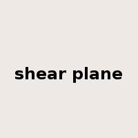 shear plane是什么意思