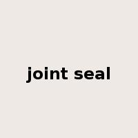 joint seal是什么意思