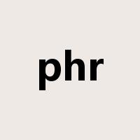 phr是什么意思