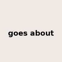 goes about是什么意思