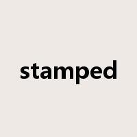 stamped是什么意思