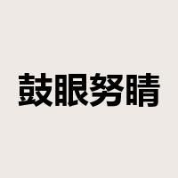 鼓眼努睛是什么意思
