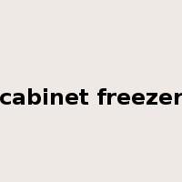 cabinet freezer是什么意思